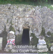elephant cave temple at bedulu village gianyar bali